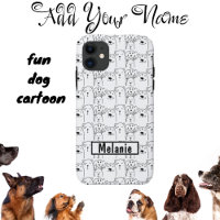 Cute Dogs Cartoon Name Case-Mate iPhone Case