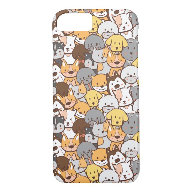 Cute Dogs Case-Mate iPhone Case (Back)