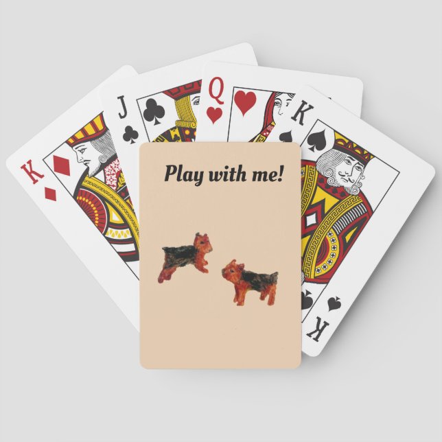 Cute Dogs Custom Playing Cards (Back)