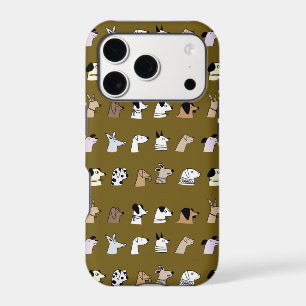 Cute Dogs Head Pattern