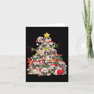 Cute Dogs Lovers Happy Christmas Funny Dog Men Boy Card