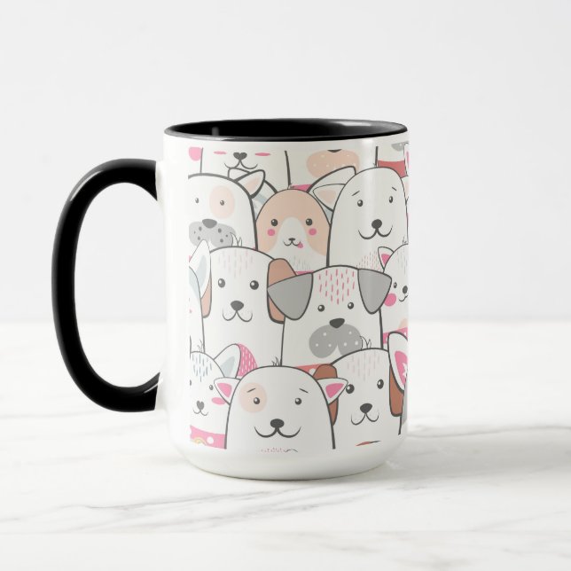 Cute Dogs Mug (Left)