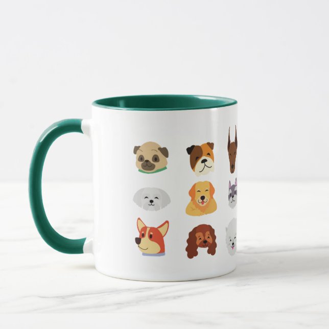 Cute Dogs Mug (Left)