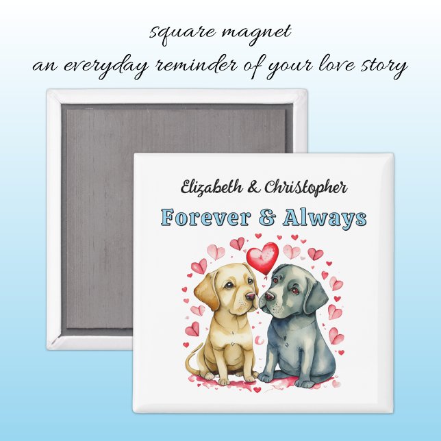 Cute dogs names forever blue magnet (Creator Uploaded)