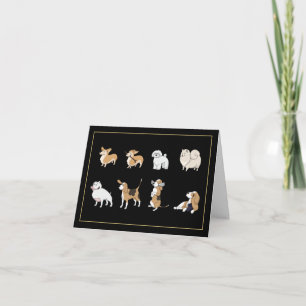 Cute Dogs Note Card