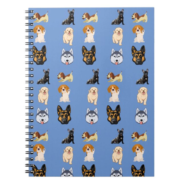 Cute dogs  notebook (Front)