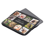 Cute Dogs OR YOUR PHOTOS custom name laptop sleeve