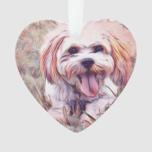 Cute dogs ornament