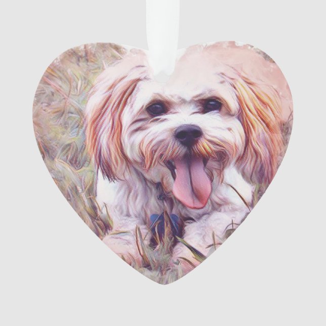 Cute dogs ornament (Front)