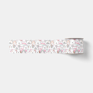 Cute Dogs Ribbon Satin Ribbon