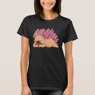 Cute Dogs Sleeping French Bulldog T-Shirt
