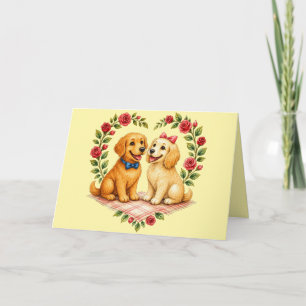 Cute Dogs Spouse Anniversary Card
