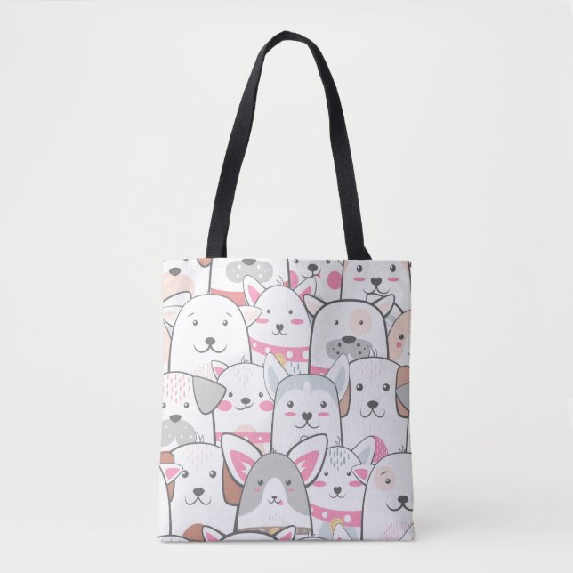 Cute Dogs Tote (Front)