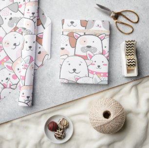 Cute Dogs Wrapping Paper