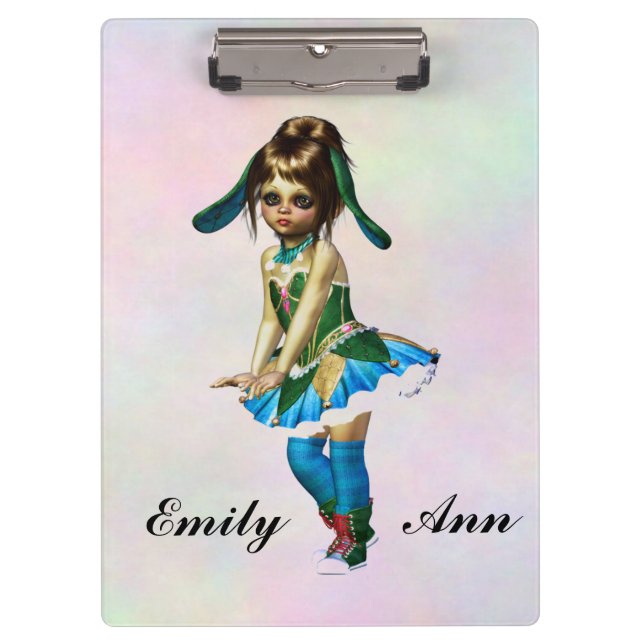 Cute Doll Clipboard (Front)