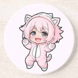 Cute Doll “In the Making” Design – Future Dream Gi Coaster