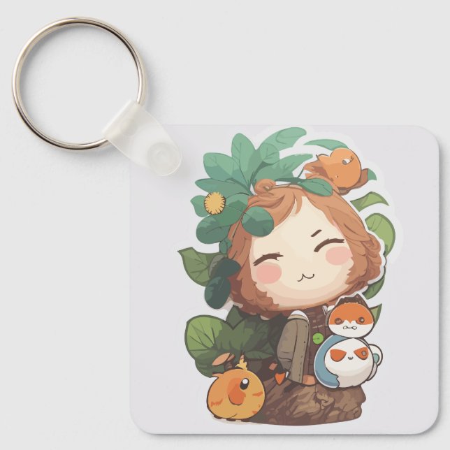 CUTE DOLL KEY RING (Front)