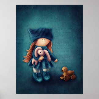 Cute Doll Poster