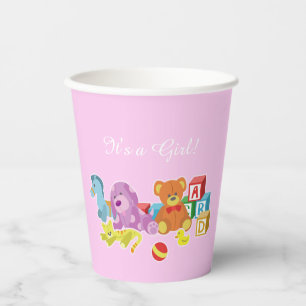 Cute Dolls (Pink) Paper Cup