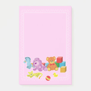Cute Dolls (Pink) Post-it Notes