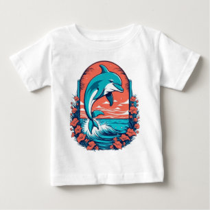 Cute dolphin Baby T-Shirt