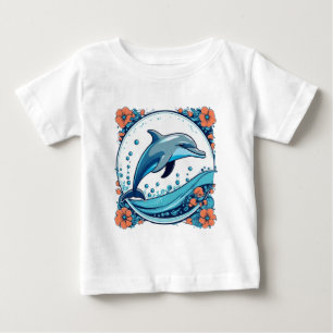 Cute dolphin Baby T-Shirt