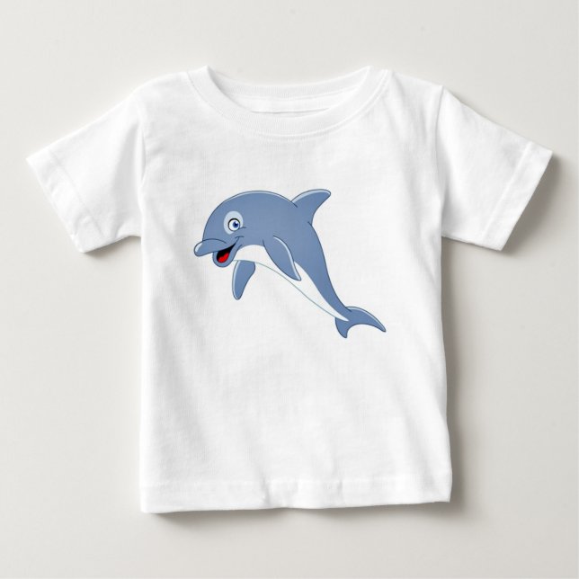Cute Dolphin Baby T-Shirt (Front)