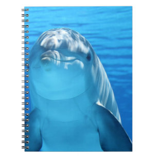 Cute Dolphin In The Ocean Notebook