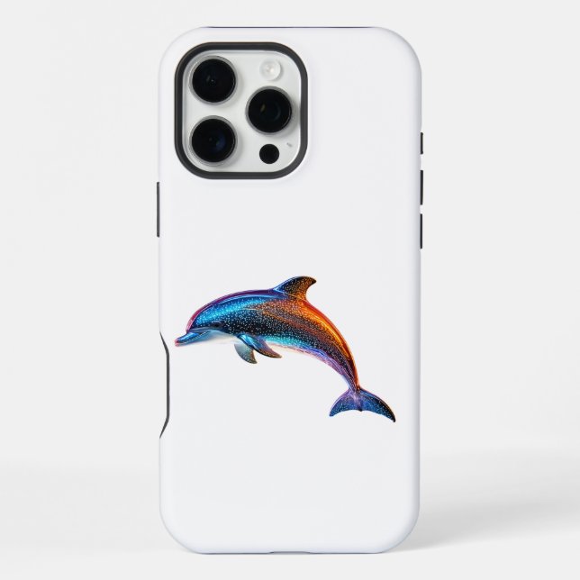 Cute Dolphin iPhone Case (Back)