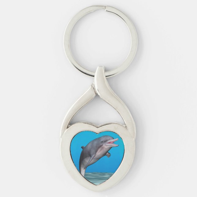 Cute Dolphin Key Ring (Front)
