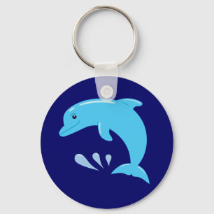 Cute Dolphin Key Ring