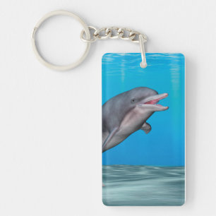 Cute Dolphin Key Ring