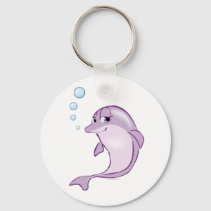 Cute Dolphin Key Ring