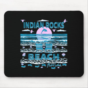 Cute Dolphin Lover Family Indian Rocks Beach Fl Mouse Mat