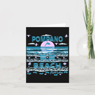 Cute Dolphin Lover Family Pompano Beach Fl Family Card