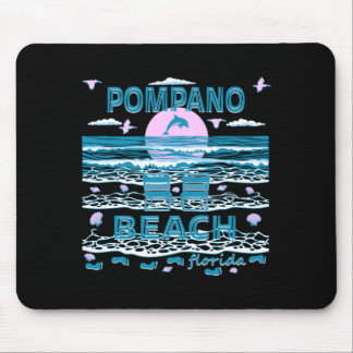 Cute Dolphin Lover Family Pompano Beach Fl Family Mouse Mat