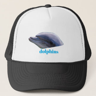 Cute Dolphin Ocean Sea Life Design Trucker Hat