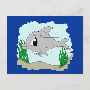 Cute Dolphin Postcard