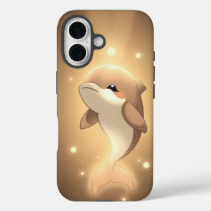 Cute Dolphin Tough iPhone Case - Protective Phone