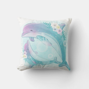 Cute Dolphins Cushion