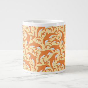 Cute Dolphins Large Coffee Mug