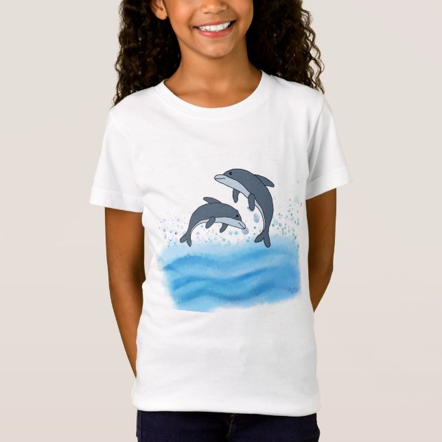 CUTE DOLPHINS T-Shirt (Front)
