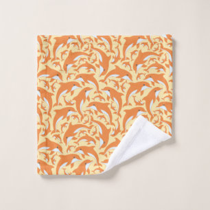 Cute Dolphins Wash Cloth