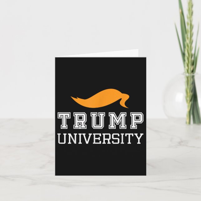 Cute Donald Trump University President Potus 45 Gi Card (Front)