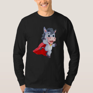 Cute Donkey Baby Mule Animal Farming Donkey Farme T-Shirt