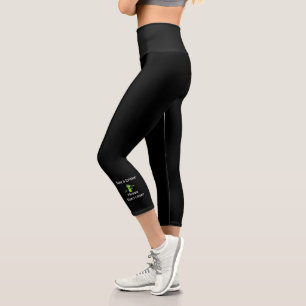 Cute Don't Litter - Save Critter, Environment Capri Leggings