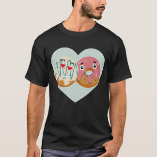 Cute Donut Couple Love shirt