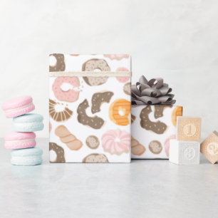 Cute Donuts Sweet Treat Wrapping Paper
