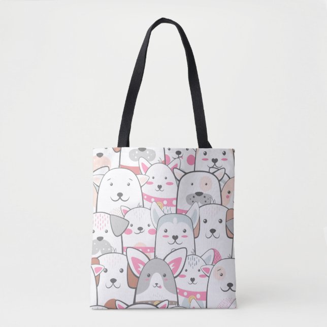  Cute Doodle Dogs  Tote Bag (Front)