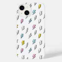 Cute Doodle Lightning Bolt Pattern